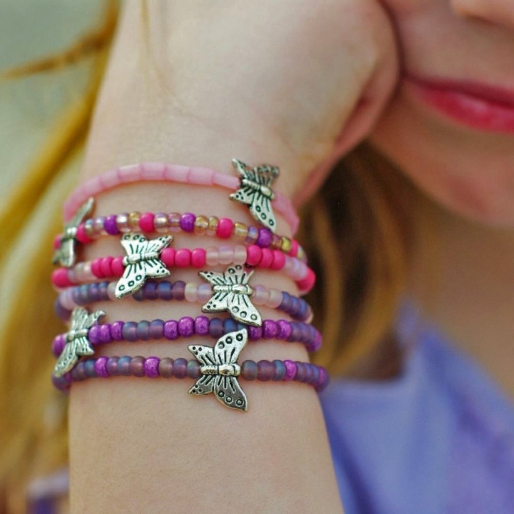 3/$20 Butterfly Bracelets for Girls, Girls Accessories, Girls Jewelry